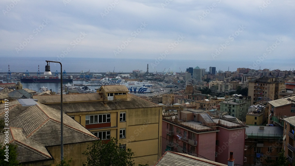 view of the city of Genoa
