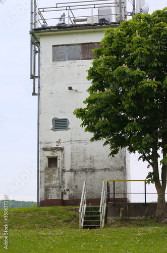 ehemaliger wachturm der DDR an der innerdeutschen grenze nähe ifta photo