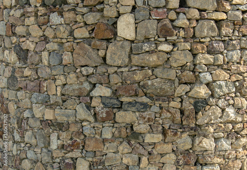 different and color stone wall background