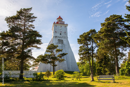 View of The Kopu Lighthouse, Hiiumaa, Estonia photo