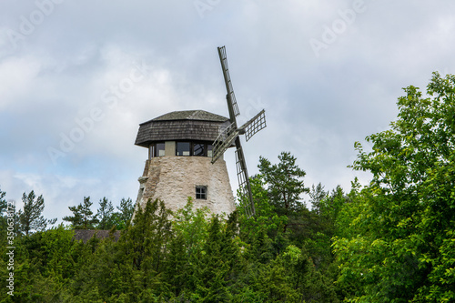 View of the Kassari Manor mill, Hiiumaa island, Estonia