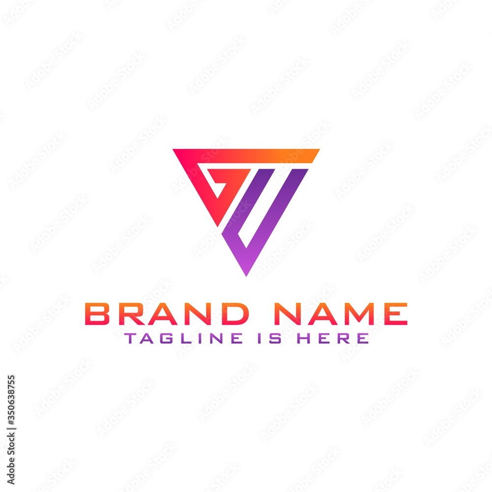 Letter G U logo icon design template elements Letter G U logo icon design template elements