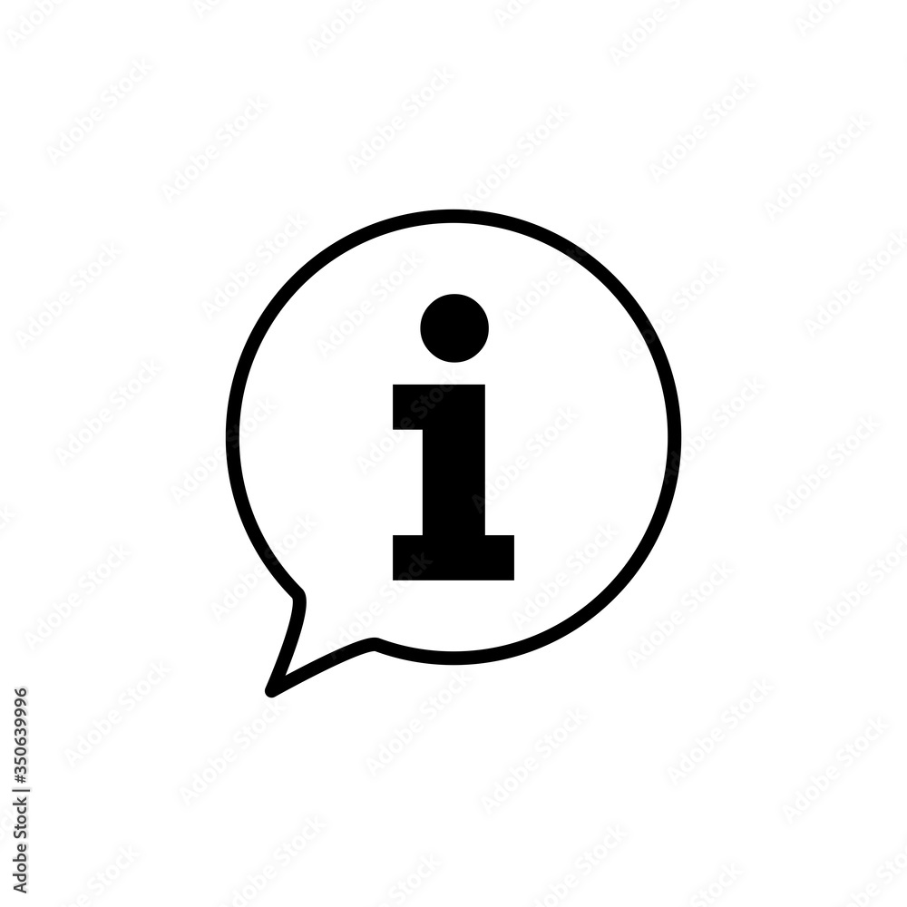 Information Sign Icon Design Vector Template Information Sign Icon Design Vector Template