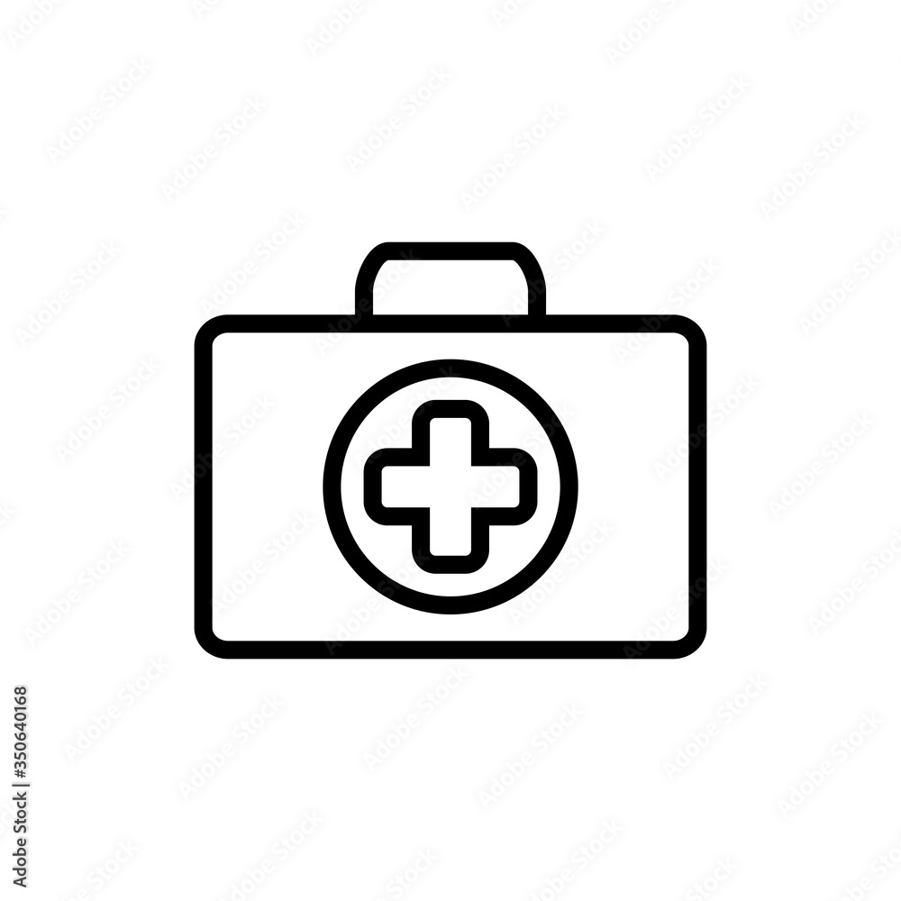 First Aid Kit Icon Design Vector Template First Aid Kit Icon Design Vector Template