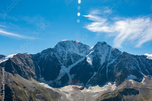 photo of mountains in Dombai Russia