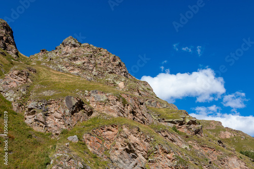 photo of mountains in Dombai Russia