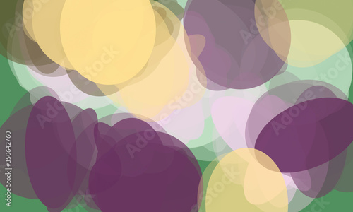 color graphic abstract background with round elements. art object..