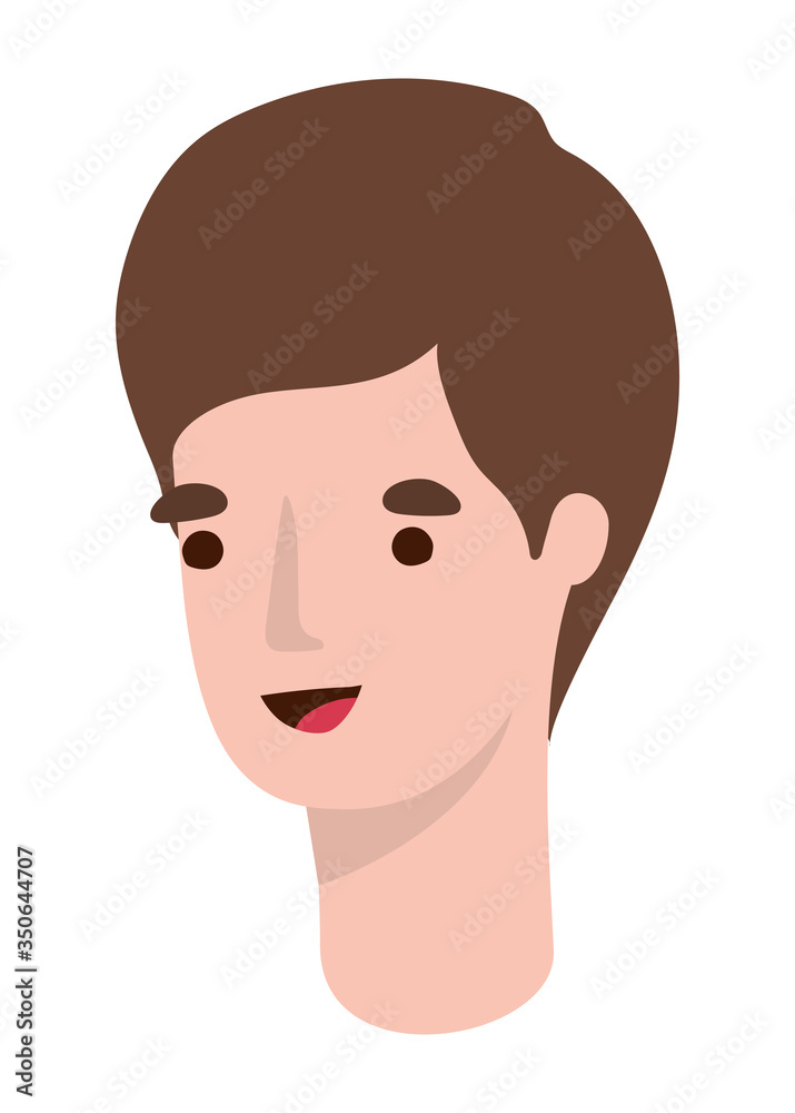 Isolated avatar man cartoon vector design Isolated avatar man cartoon vector design
