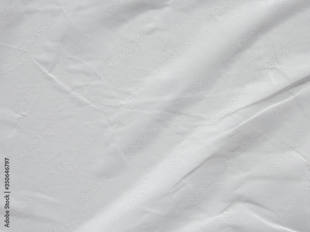 White wet crumpled paper texture background White wet crumpled paper texture background