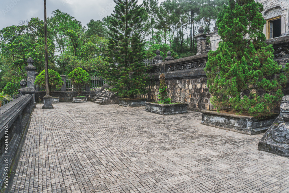 Khai Dinh Tomb emperor in Hue, Vietnam. A UNESCO World Heritage Site. Hue, Vietnam Khai Dinh Tomb emperor in Hue, Vietnam. A UNESCO World Heritage Site. Hue, Vietnam
