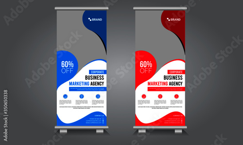 Corporate business roll up banner template