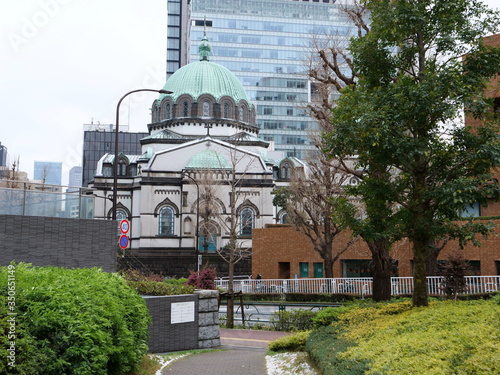 view of the city of the city of tokyo, Ochanomizu and Nicholai do photo