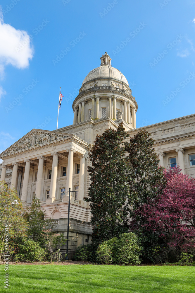 Kentucky State Capitol building. Frankfort, KY, USA.