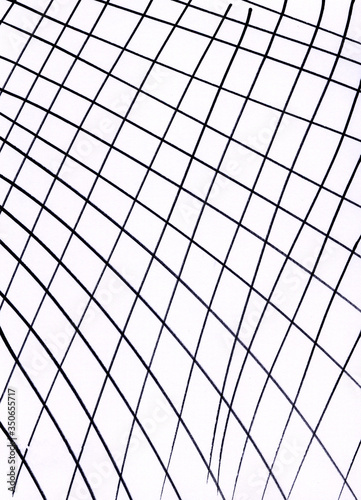 Abstract black and white background with lines for text and images. Dynamic texture 