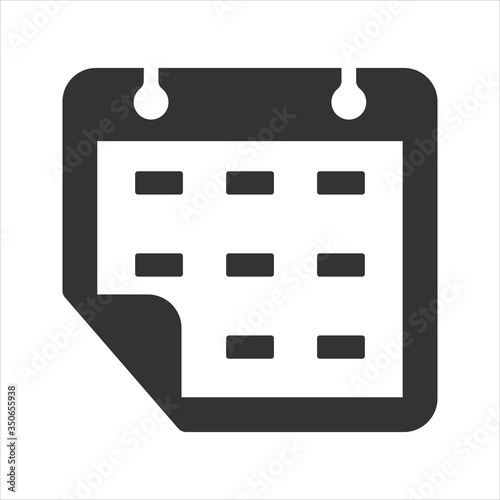 Calendar date icon photo