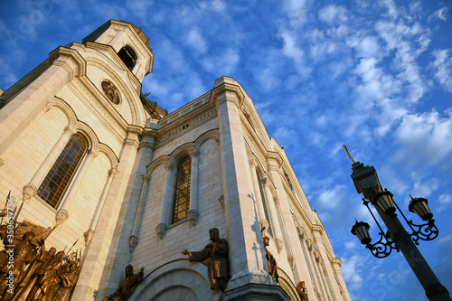 Christ Redeemer cathedral in Moscow. Color photo.