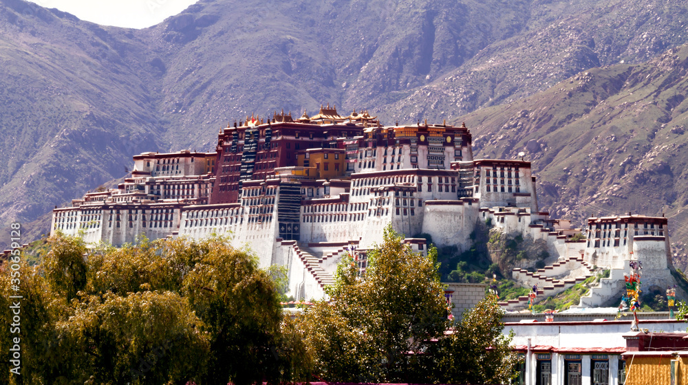 The Potala Palace from the Barkor