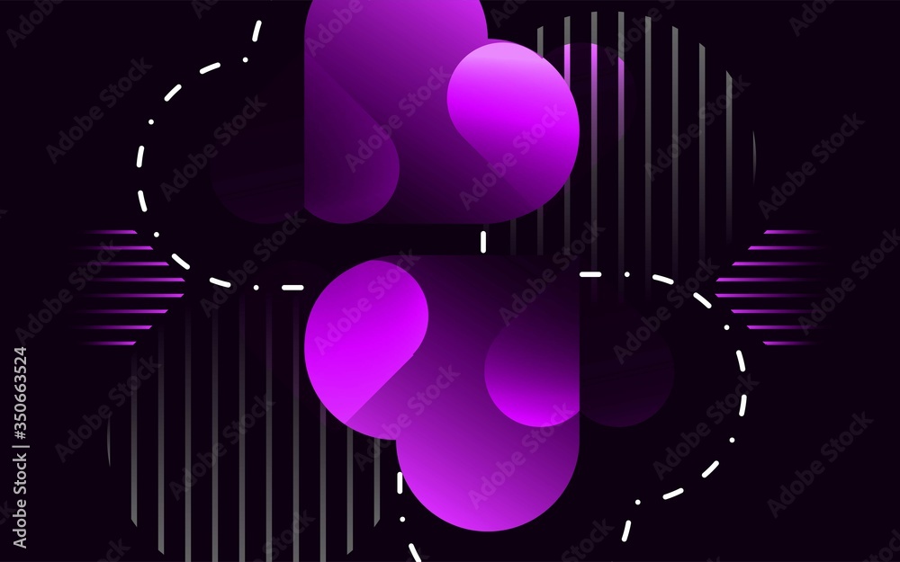 modern abstract future background banner with line