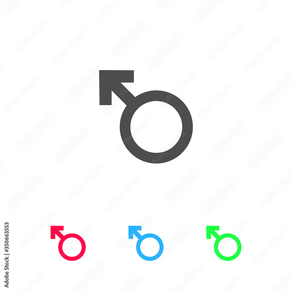 Male icon flat Male icon flat