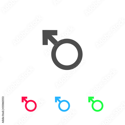 Male icon flat