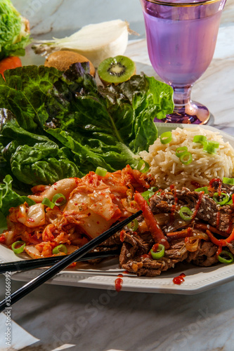 Korean Beef Bulgogi Ssambap photo