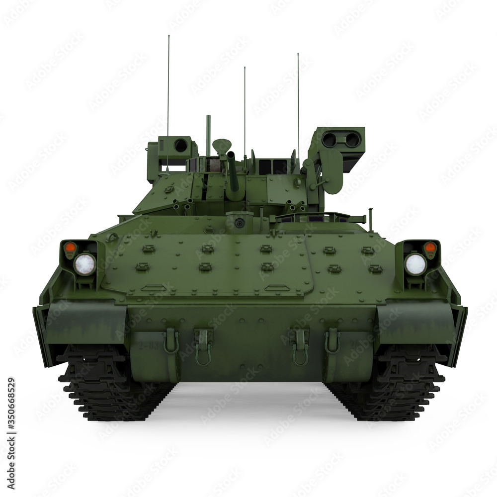 Military Tank Isolated
