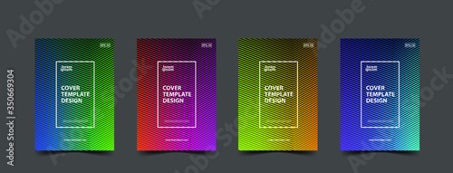 Minimal covers design. Colorful halftone gradients.background modern template a4 design.  Future geometric patterns. Vector illustration .