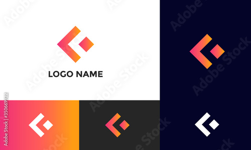 L colorful letter logo design Free Download L colorful letter logo design - GFXLoad