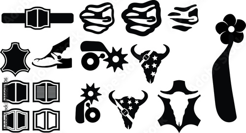 Western Styled Logo Graphic Ideas