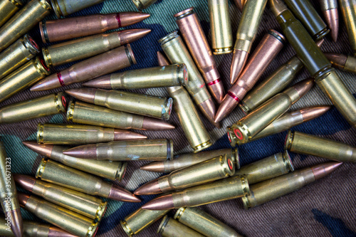 Ammunition, rifle bullets, artillery, weapons for war, defense and attack