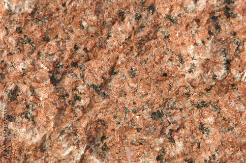 Variegated texture of granite stone 