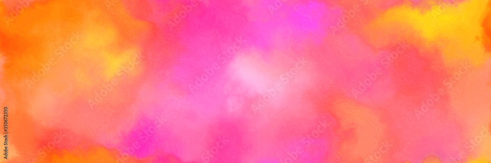 repeating abstract watercolor background with watercolor paint with salmon, pastel red and hot pink colors