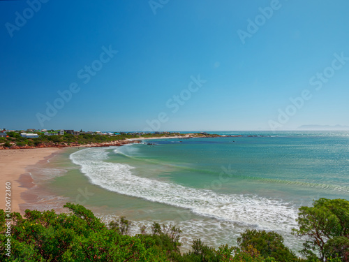 Rooielsbaai in South Africa Beach with blue sky back ground and surrounding nature