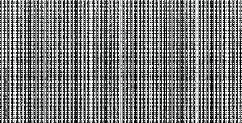 Distressed fabric texture. Vector texture of weaving fabric. Grunge background. Abstract halftone vector illustration. Overlay for interesting effect and depth. Black isolated on white background.
