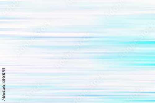 Abstract background. Turquoise, blue stripes on white background in motion. horizontal texture. colorful; texture; backdrop; light; water; shine; relax; tropical copy space