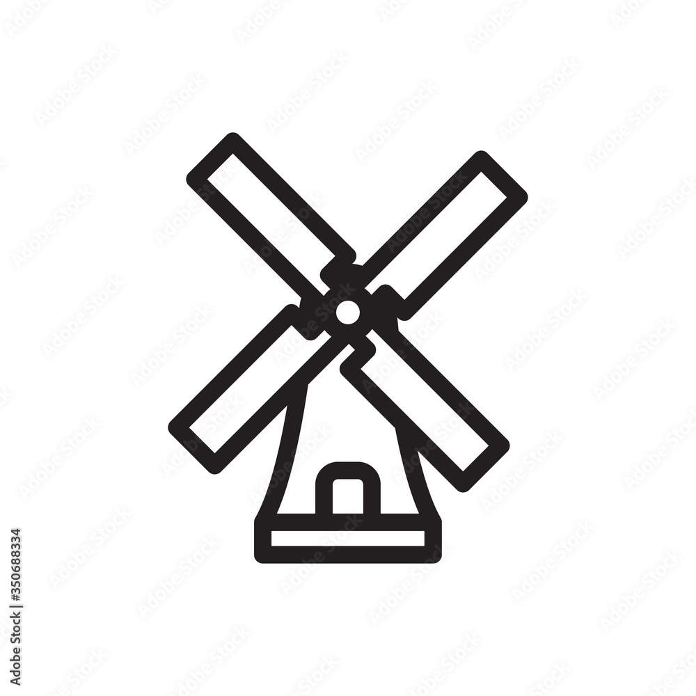 windmill icon vector symbol template design trendy windmill icon vector symbol template design trendy