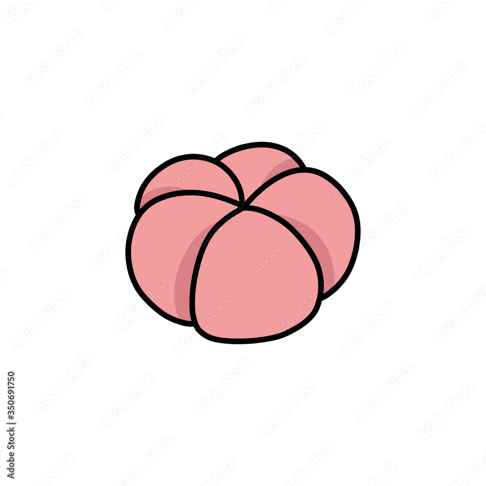 wagashi doodle icon, vector illustration wagashi doodle icon, vector illustration