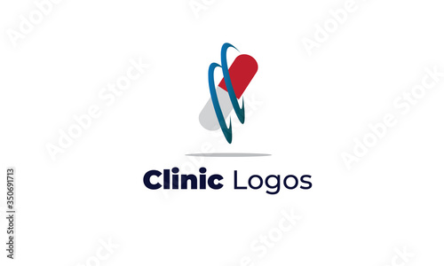 clinic logos can also for clinic logos, medical logo, eye specialist clinic, health care, dental clinic, beauty clinic, drugstore, pharmacy, Nutritionists, Nurses, midwife 
designed with a modern