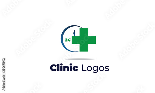 clinic logos can also for clinic logos, medical logo, eye specialist clinic, health care, dental clinic, beauty clinic, drugstore, pharmacy, Nutritionists, Nurses, midwife 
designed with a modern