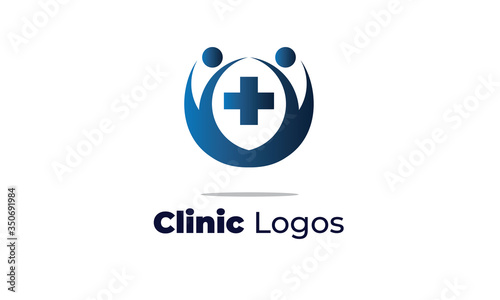 clinic logos can also for clinic logos, medical logo, eye specialist clinic, health care, dental clinic, beauty clinic, drugstore, pharmacy, Nutritionists, Nurses, midwife 
designed with a modern