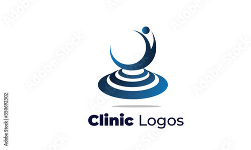 clinic logos can also for clinic logos, medical logo, eye specialist clinic, health care, dental clinic, beauty clinic, drugstore, pharmacy, Nutritionists, Nurses, midwife 
designed with a modern