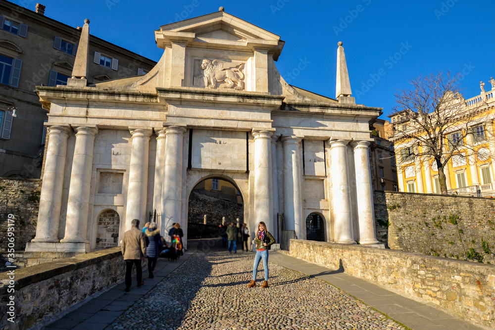Fototapeta premium Bergamo in Italy 