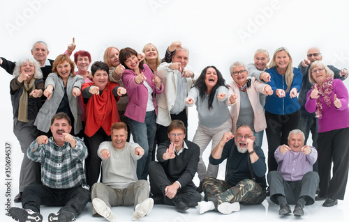 Group of senior people joyfulness concept