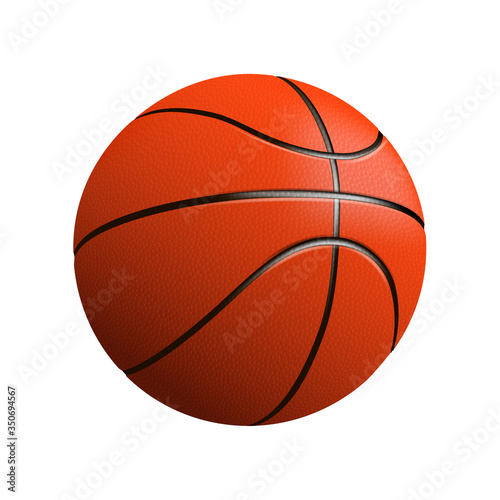 Basketball Ball Vector Illustration Isolated on white