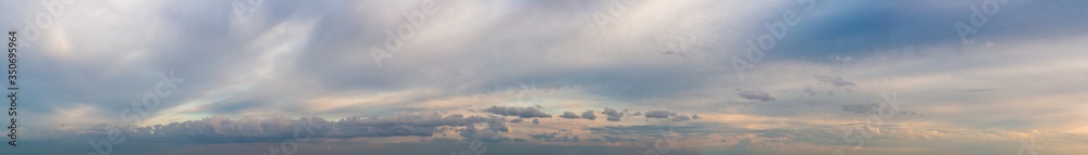 Fantastic clouds at sunrise