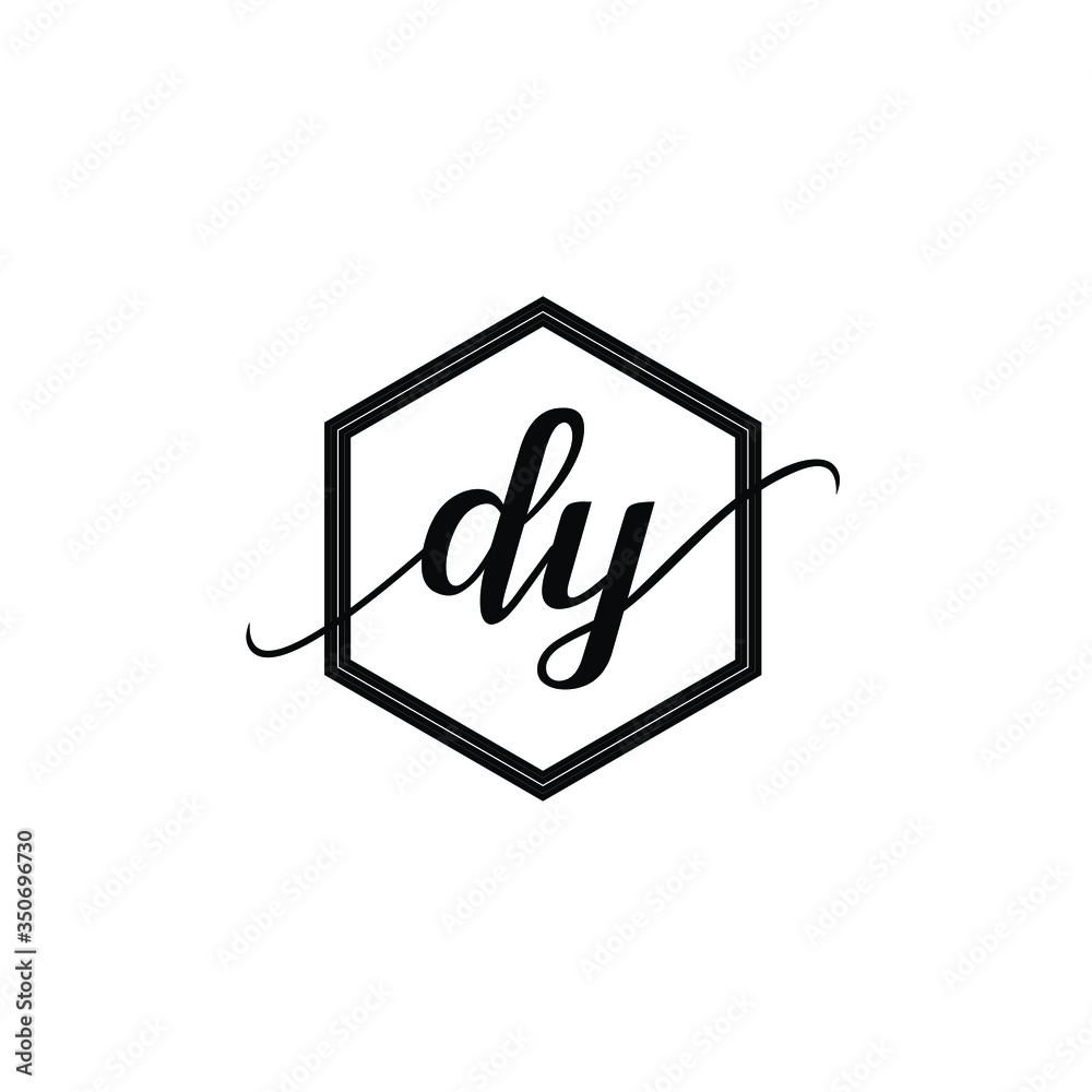 Dy Initial Hexagon Logo Vector Line Stock ベクター Adobe Stock Dy Initial Hexagon Logo Vector Line Stock ベクター Adobe Stock