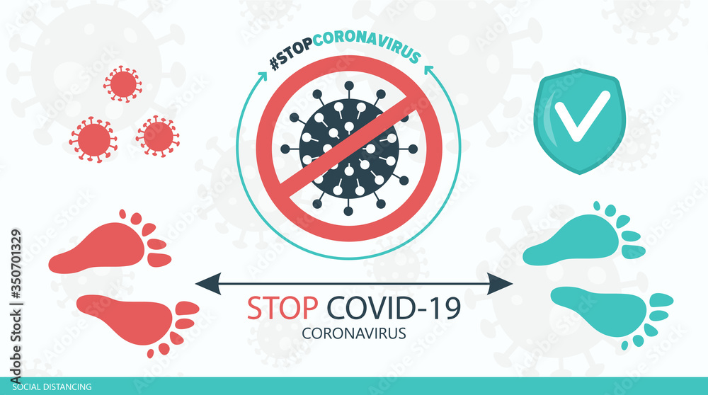 custom made wallpaper toronto digitalSocial distancing infographic: Stop Coronavirus COVID-19 protection, medical health. Keeping a distance from people in public areas.