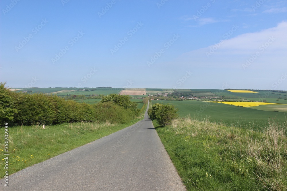 Looking south towards Wold Newton, East Riding of Yorkshire.