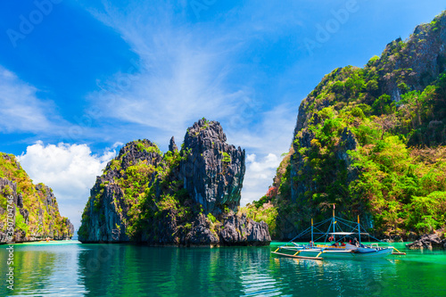 Bangka boat in El Nido, Philippines