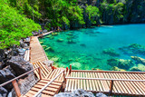 Kayangan Lake in Coron island, Philippines